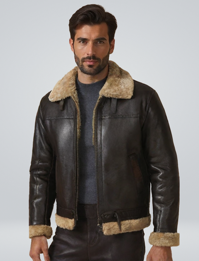 Léon | Veste De Pilote En Cuir De Luxe