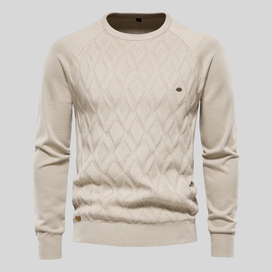 Beau | Pull Avec Motif En Diamant
