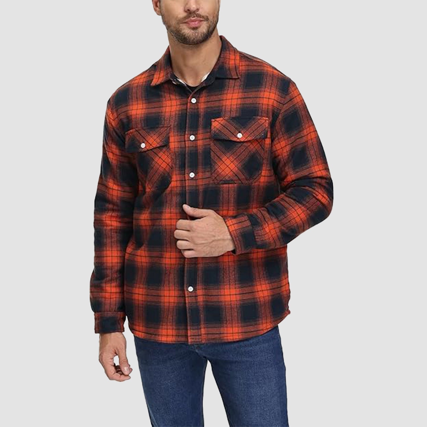 Léonard | Veste À Carreaux Chaleureuse
