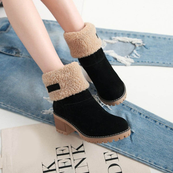Nadine | Bottes Chaleureuses En Cuir Élégantes