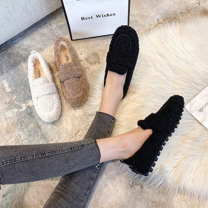 Mireille | Chaussons En Laine Doux
