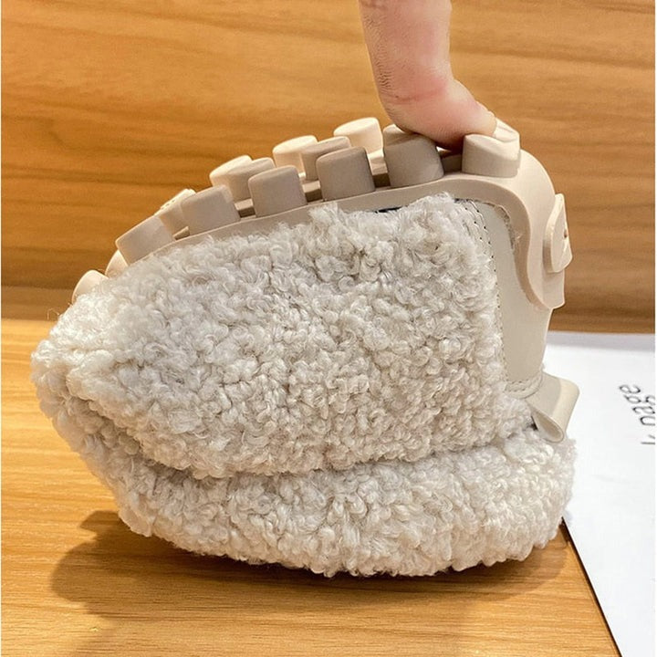 Mireille | Chaussons En Laine Doux