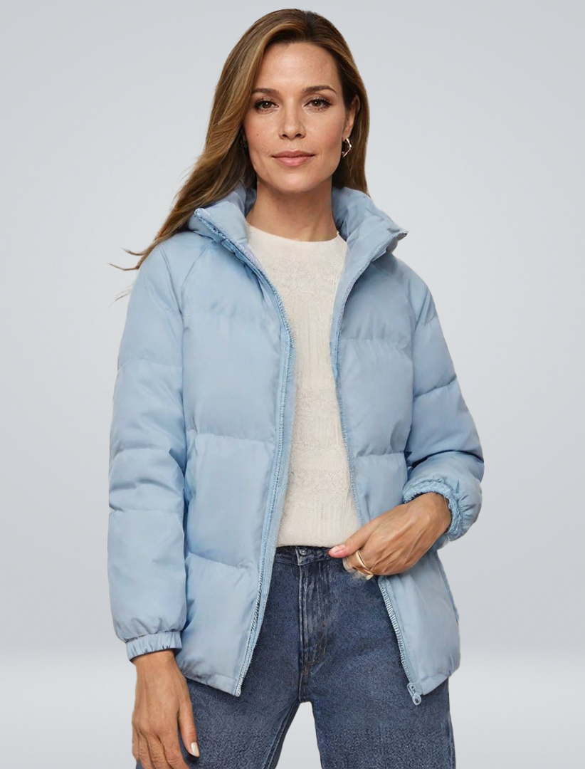 Flavie | Veste D'hiver Doublée avec Capuche