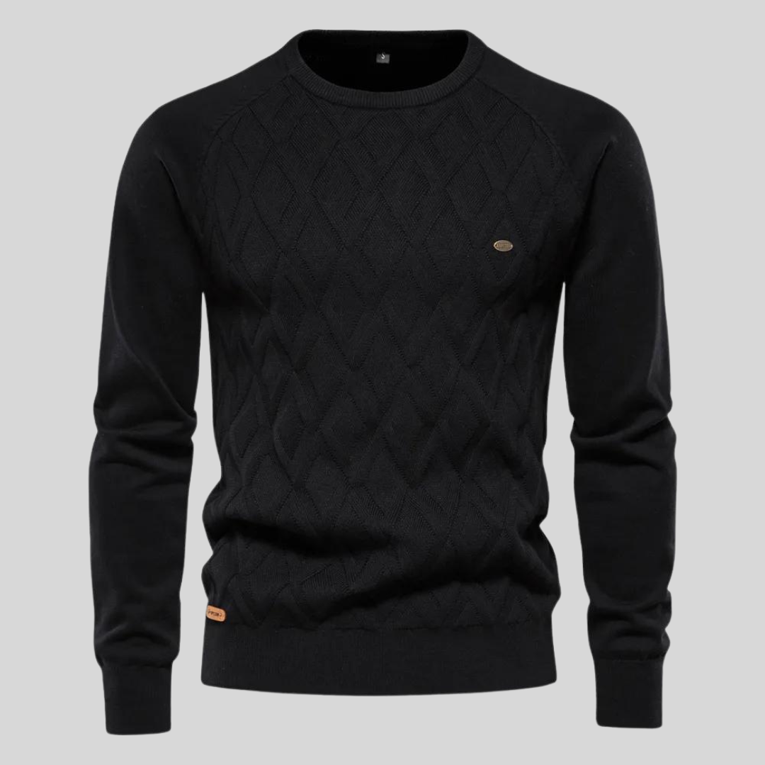 Beau | Pull Avec Motif En Diamant