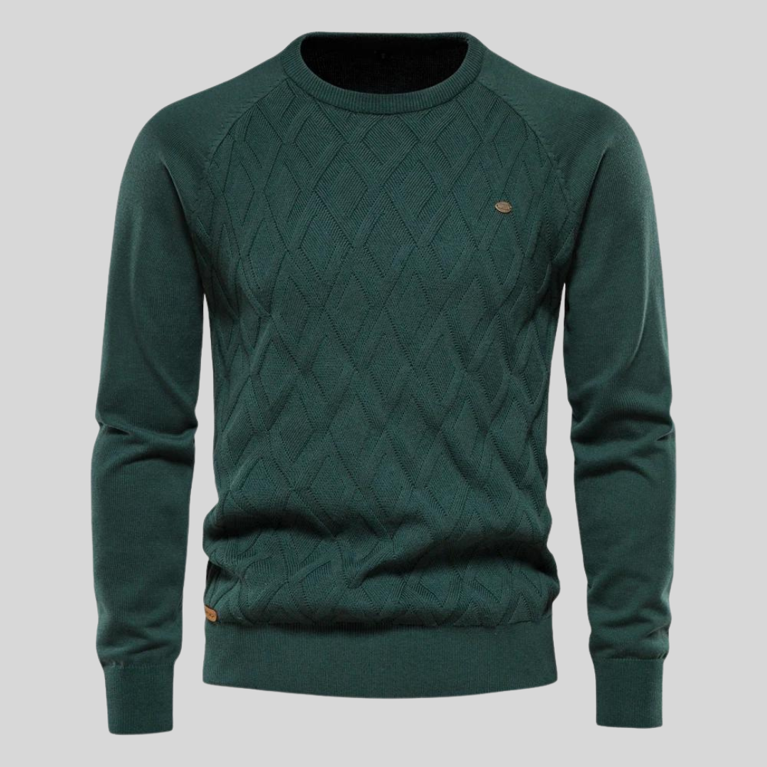 Beau | Pull Avec Motif En Diamant