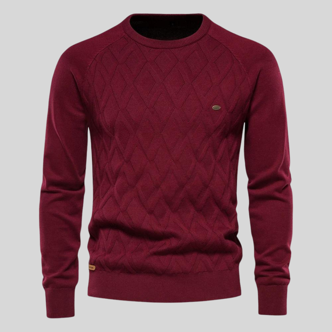 Beau | Pull Avec Motif En Diamant