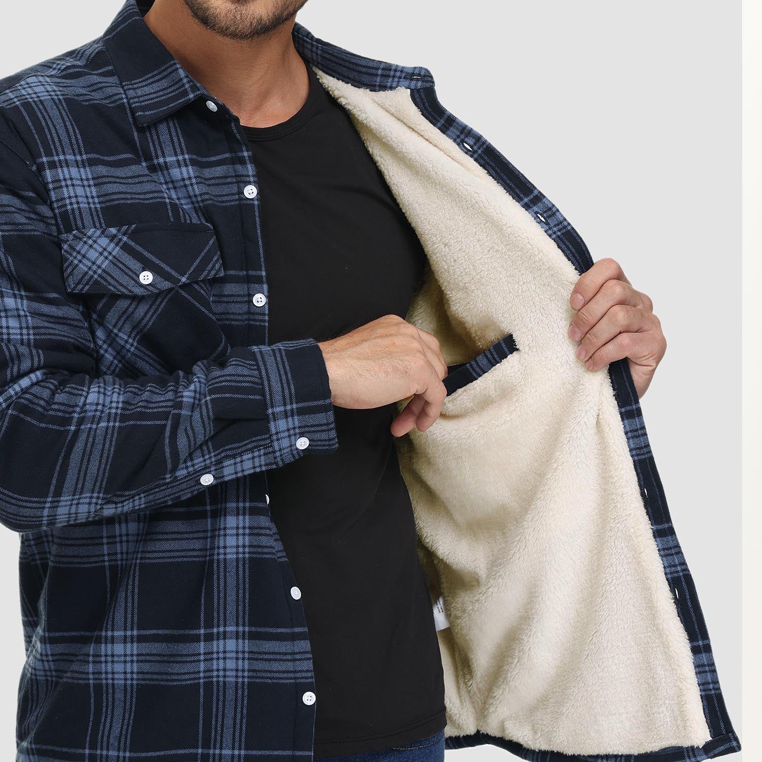 Léonard | Veste À Carreaux Chaleureuse