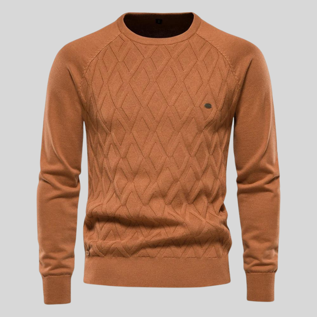 Beau | Pull Avec Motif En Diamant