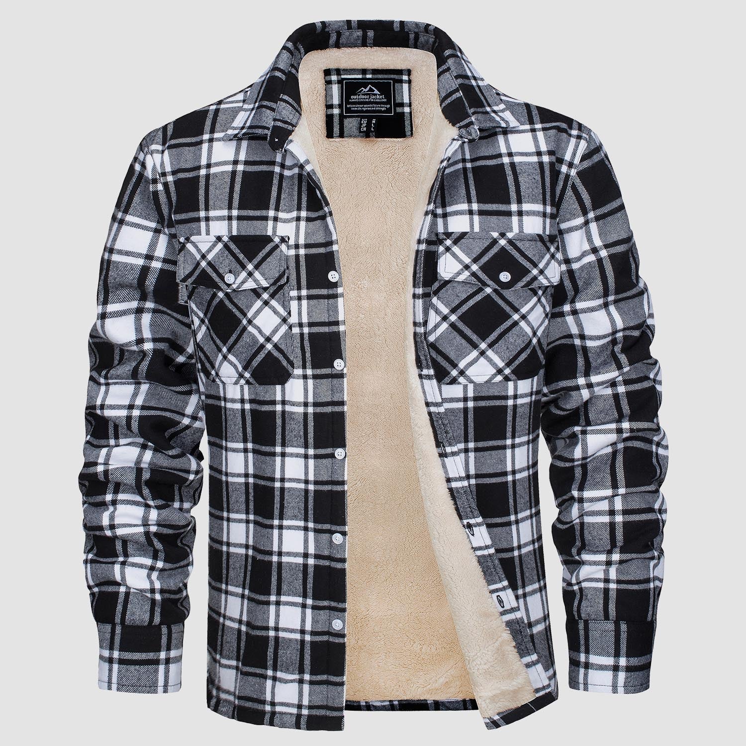 Léonard | Veste À Carreaux Chaleureuse