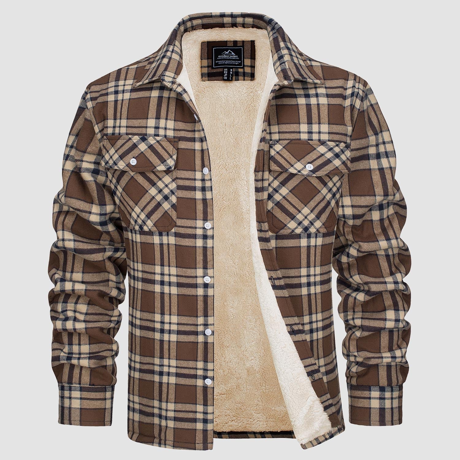 Léonard | Veste À Carreaux Chaleureuse