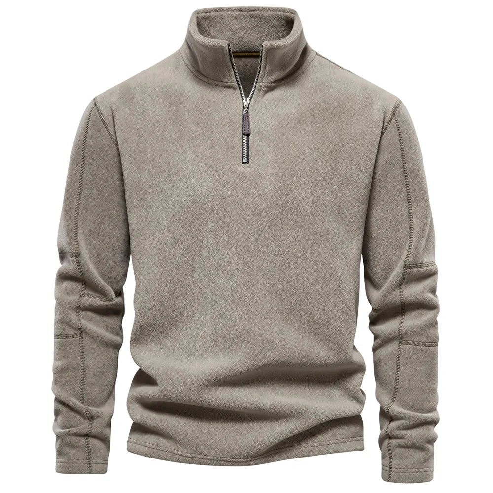 Étienne | Pull Col En Fleece Chaleureux