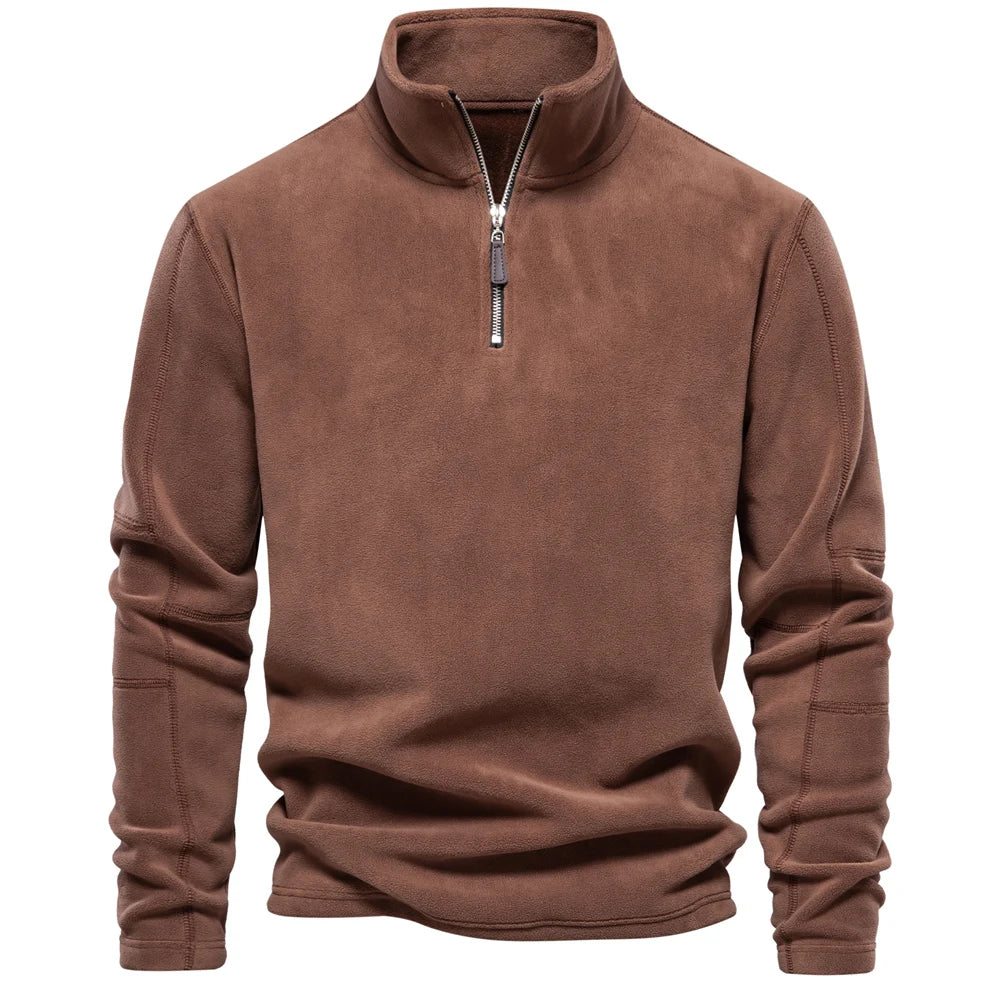 Étienne | Pull Col En Fleece Chaleureux