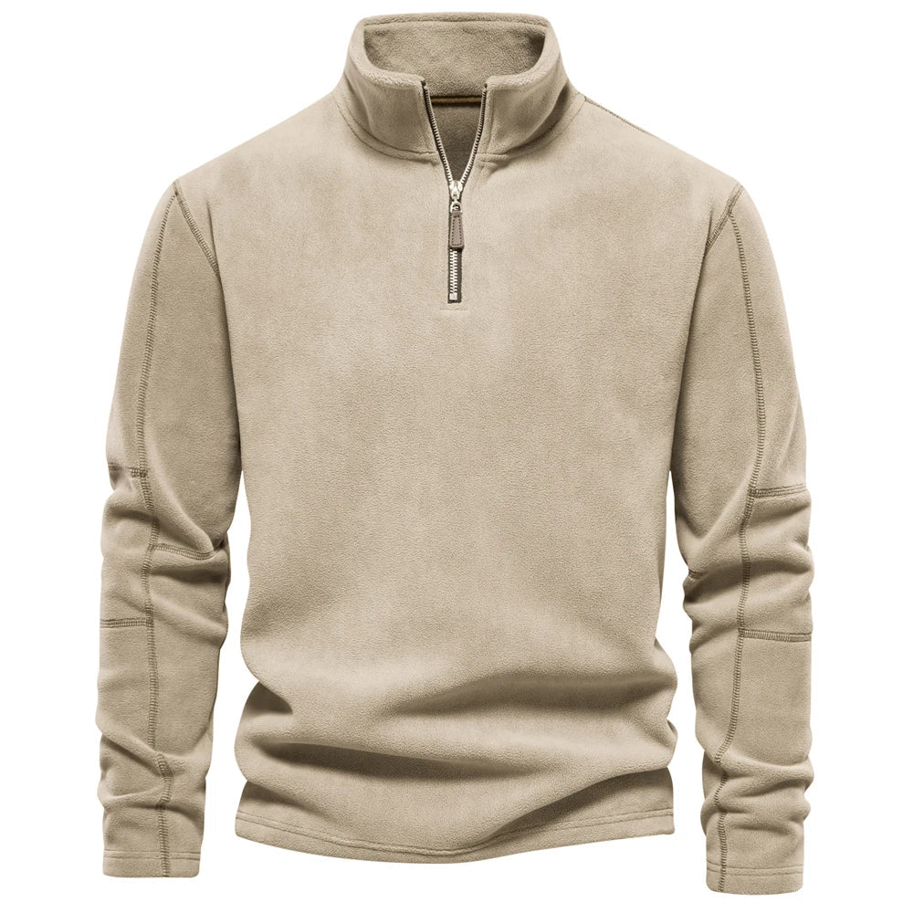 Étienne | Pull Col En Fleece Chaleureux