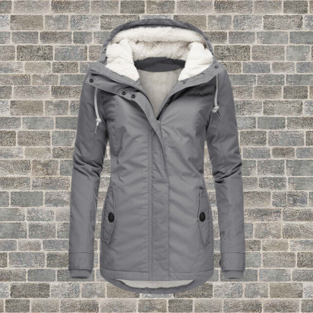 Jacqueline | Veste Confortable D'hiver Avec Sherpa