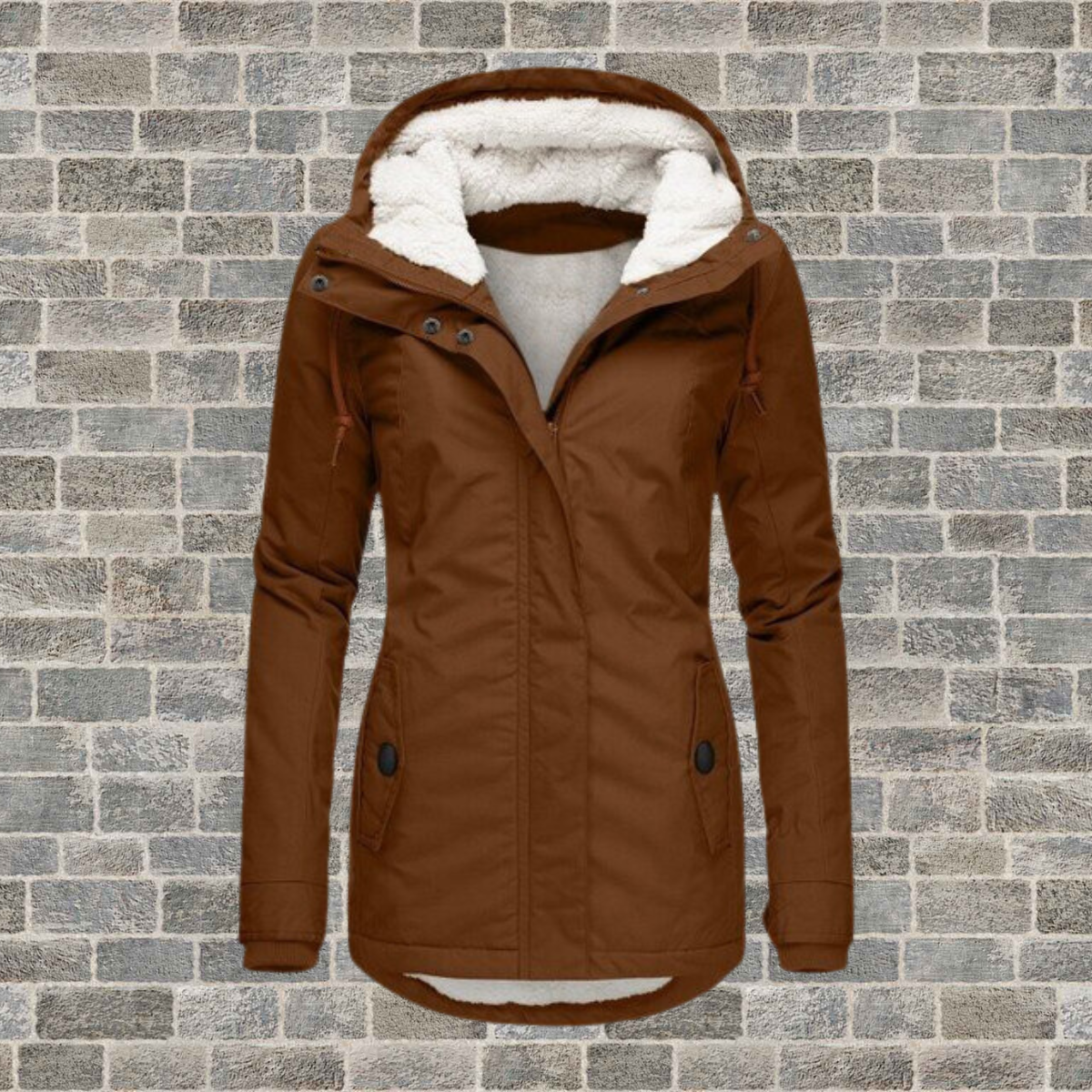 Jacqueline | Veste Confortable D'hiver Avec Sherpa