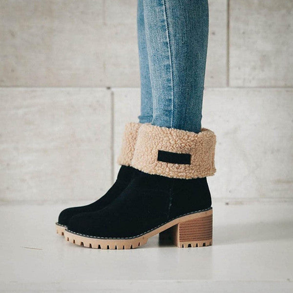 Nadine | Bottes Chaleureuses En Cuir Élégantes