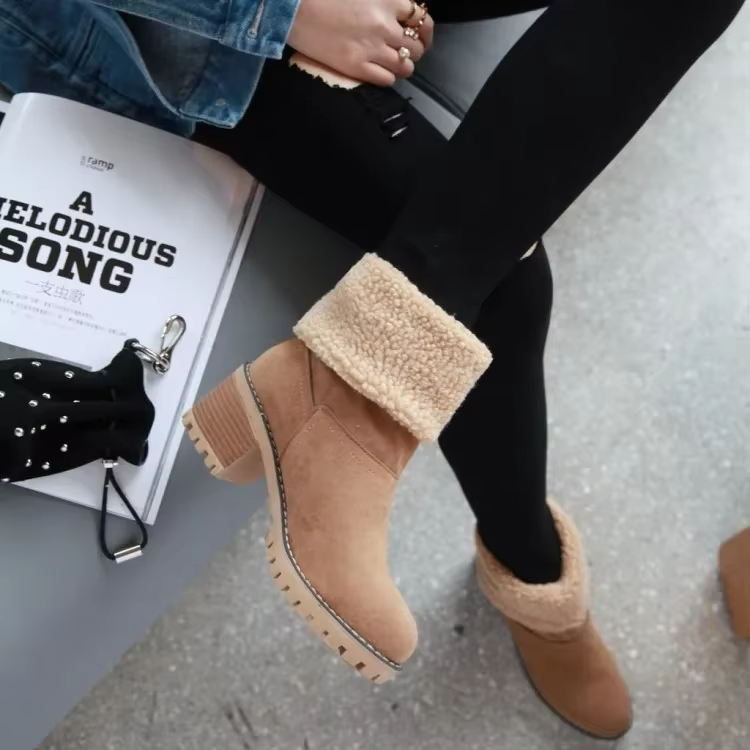 Nadine | Bottes Chaleureuses En Cuir Élégantes